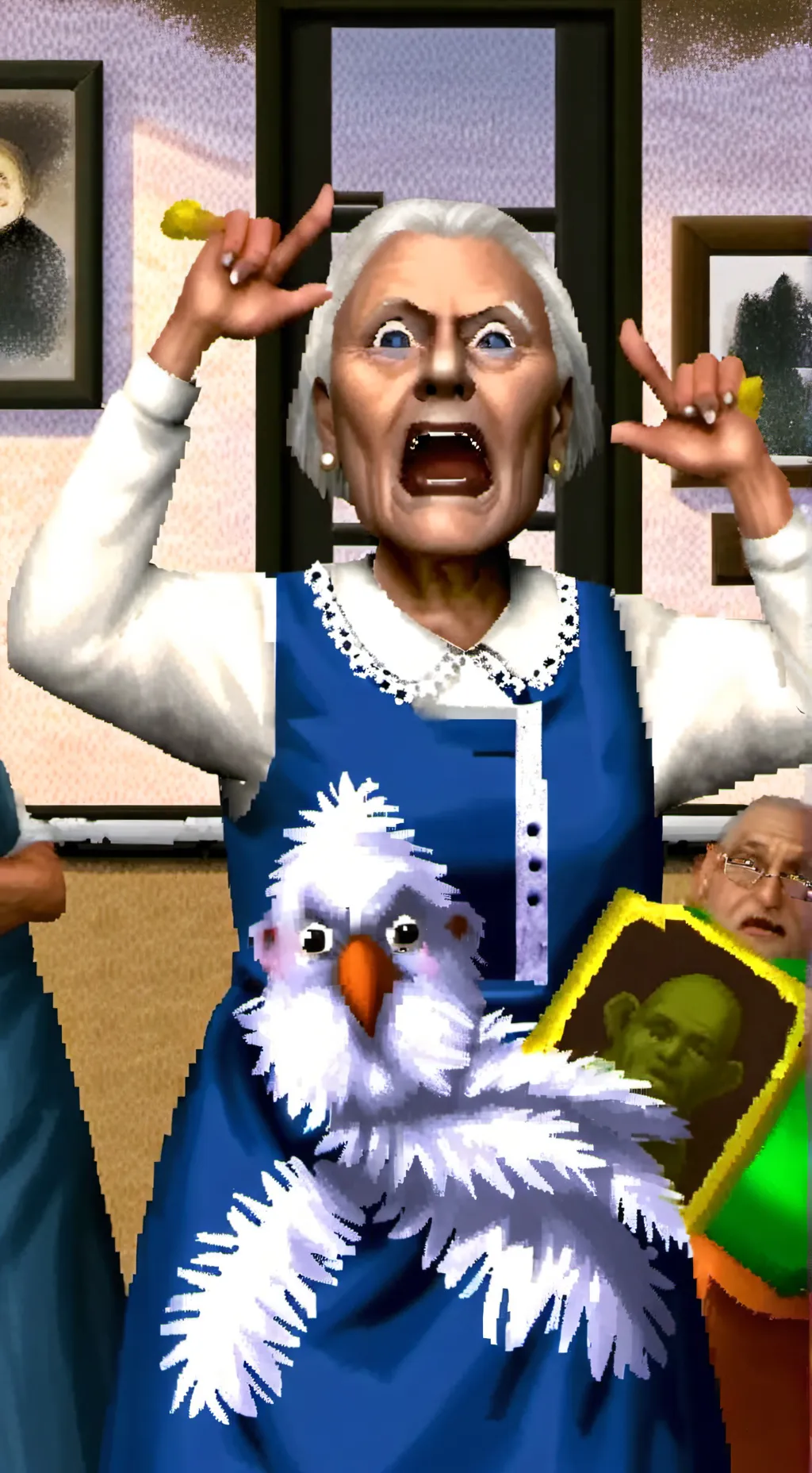 ai character: Granny background