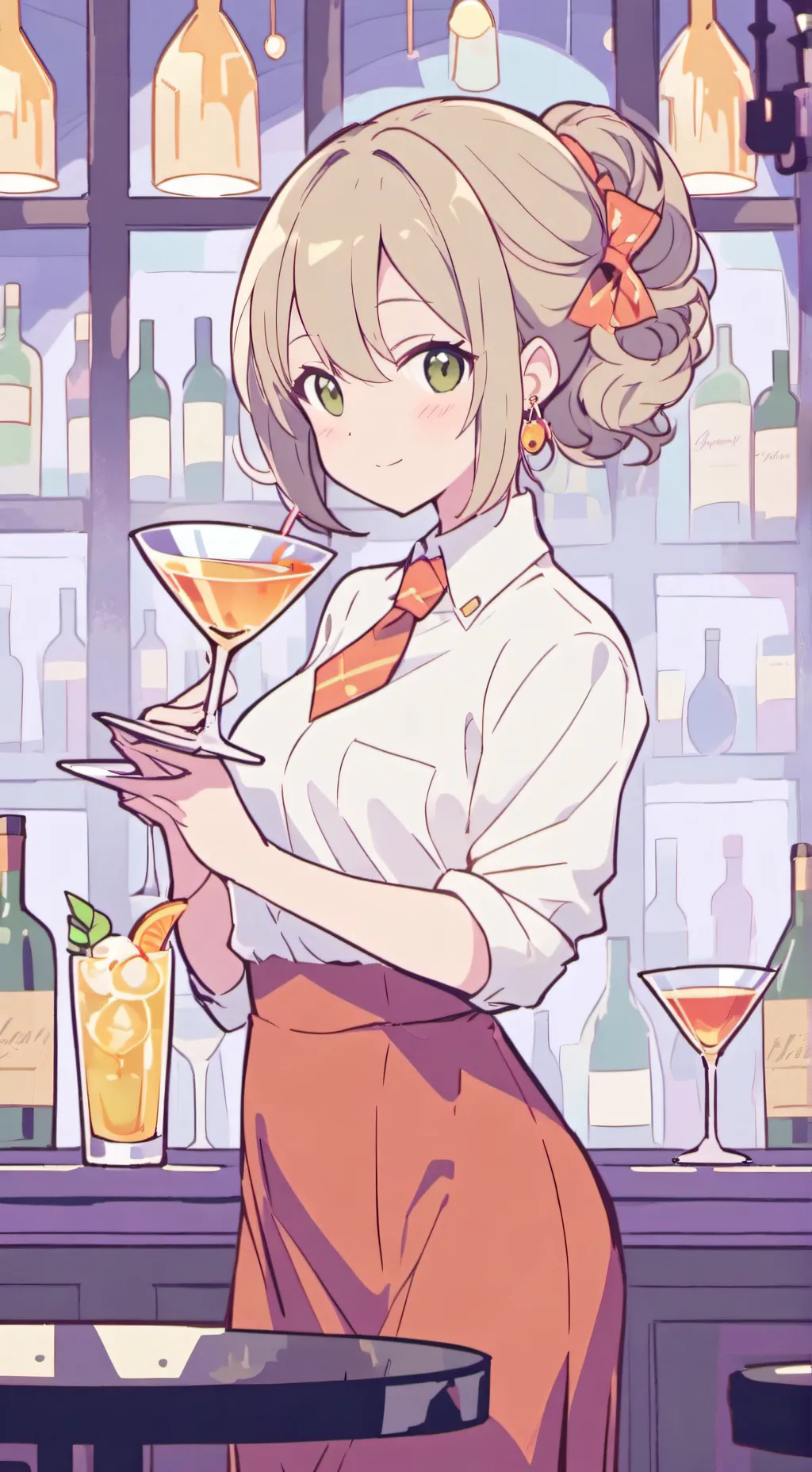 ai character: Luna background