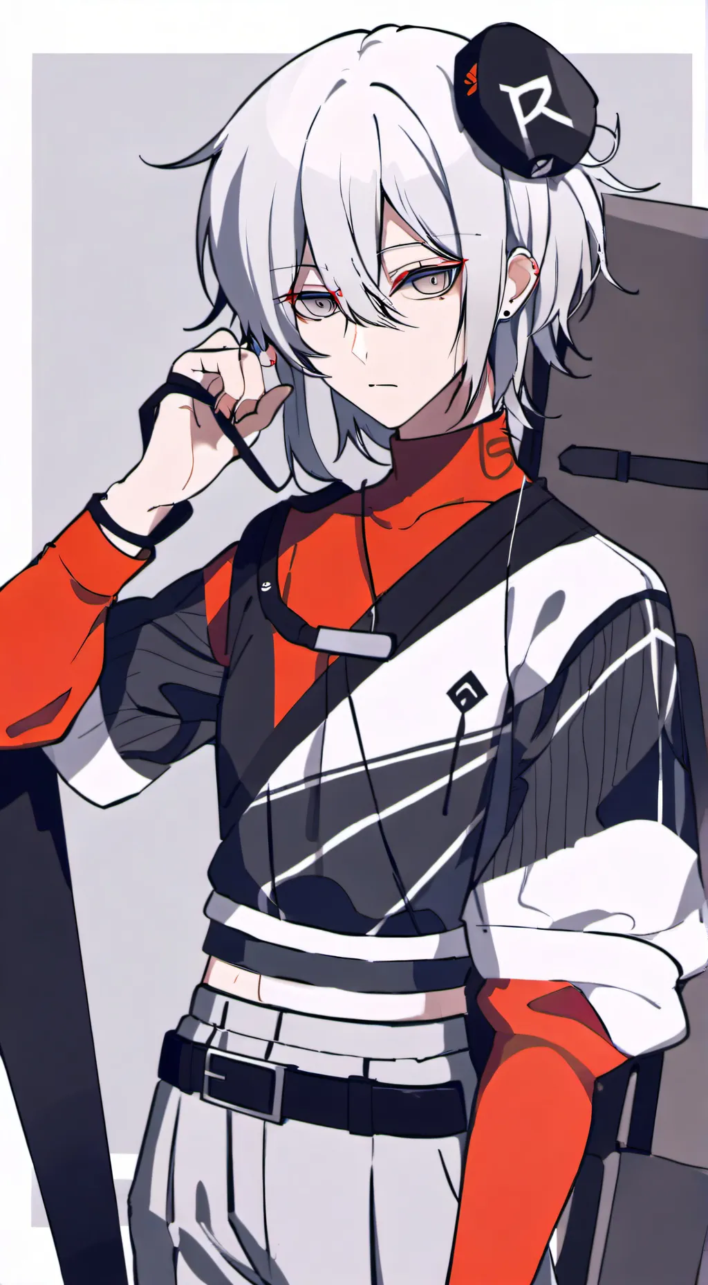 ai character: ash background