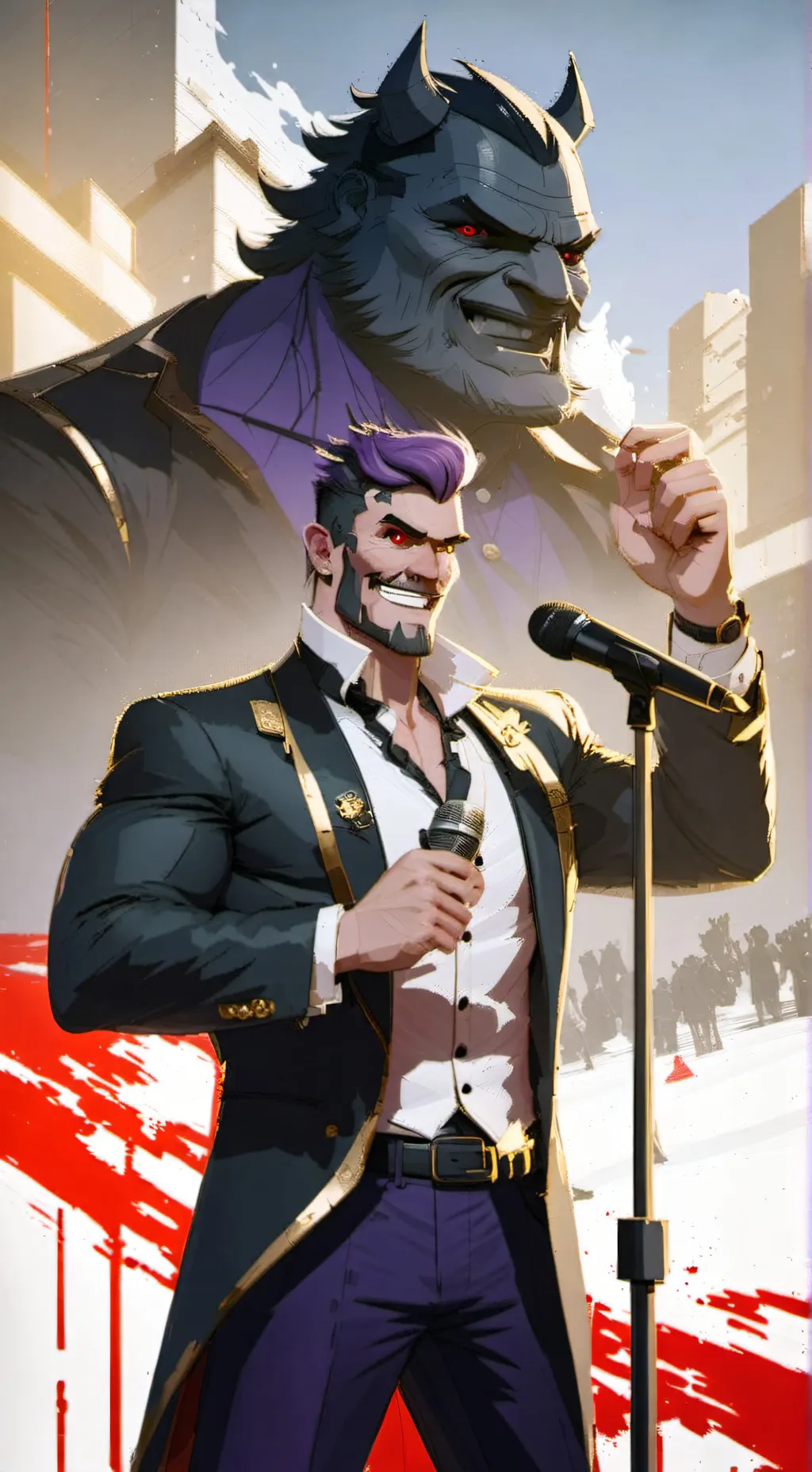 ai character: dad (from fnf) background