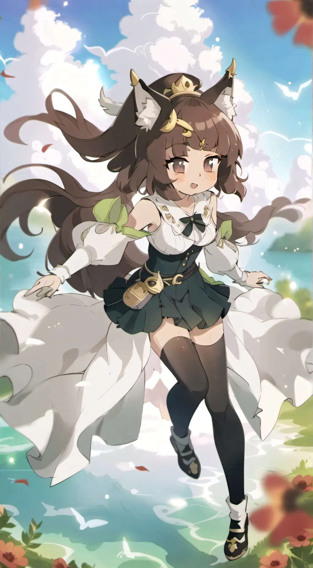 ai character: mha haunted house  background