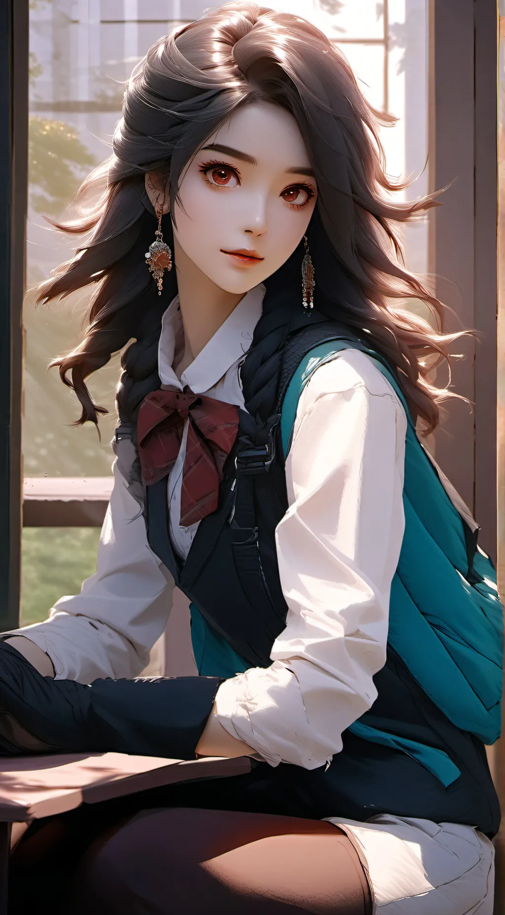 ai character: Lía  background