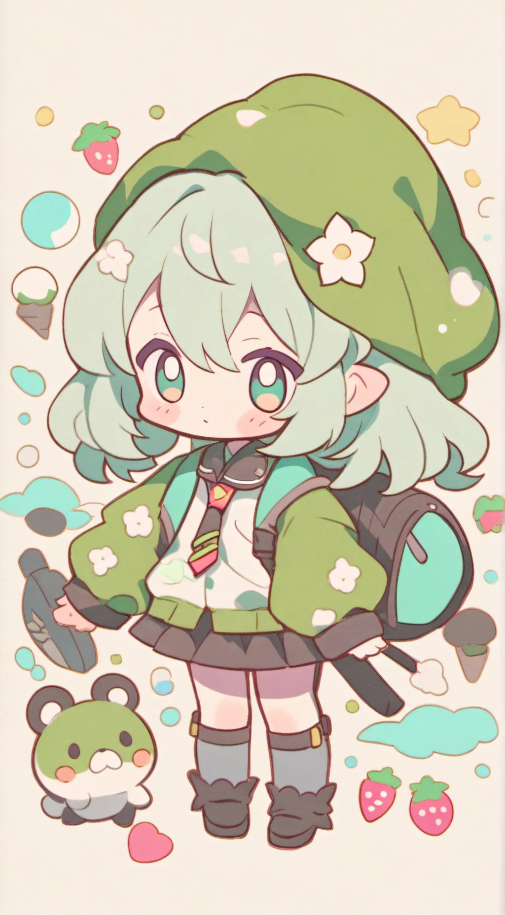 ai character: 🎧✨ginny✨🎧 background