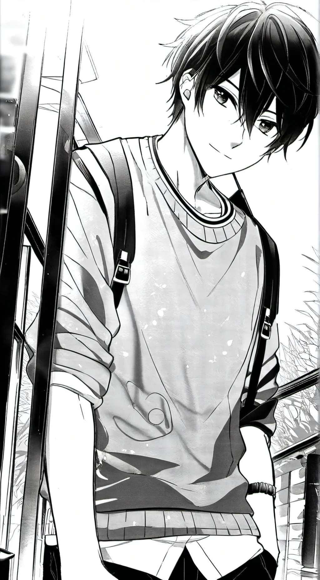 ai character: 💗 Zachary 💗 background