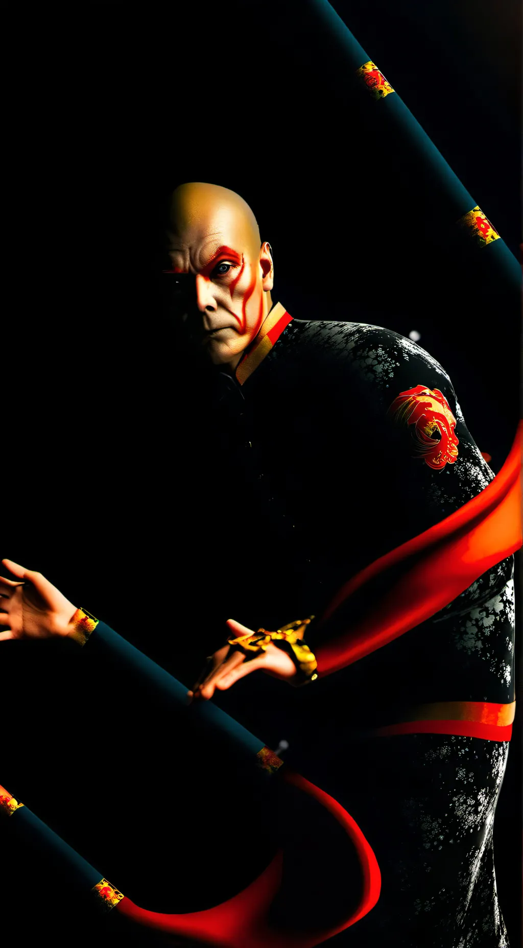 ai character: Cabin Mario background