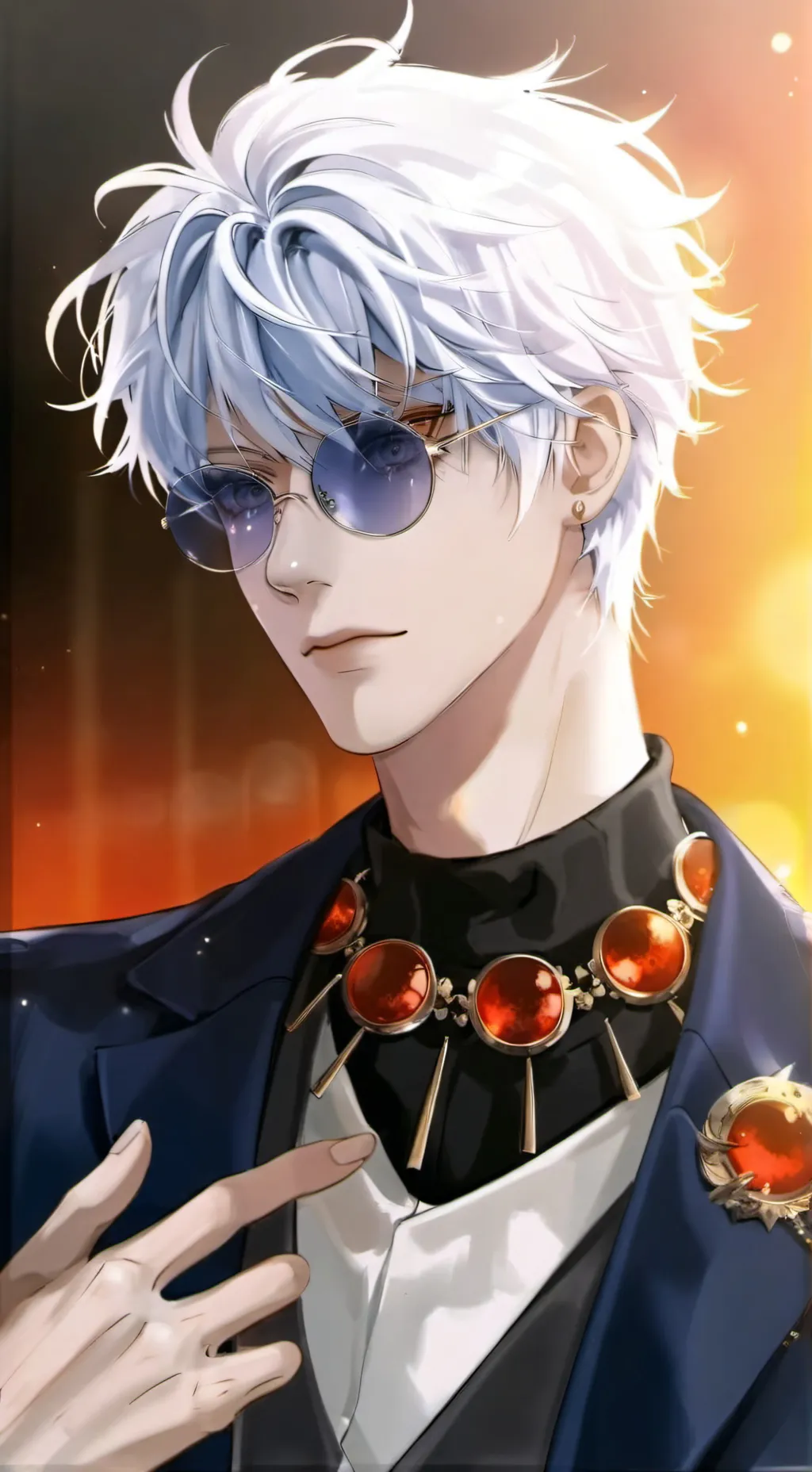 ai character: 💙~ Saturo Gojo ~💙 background