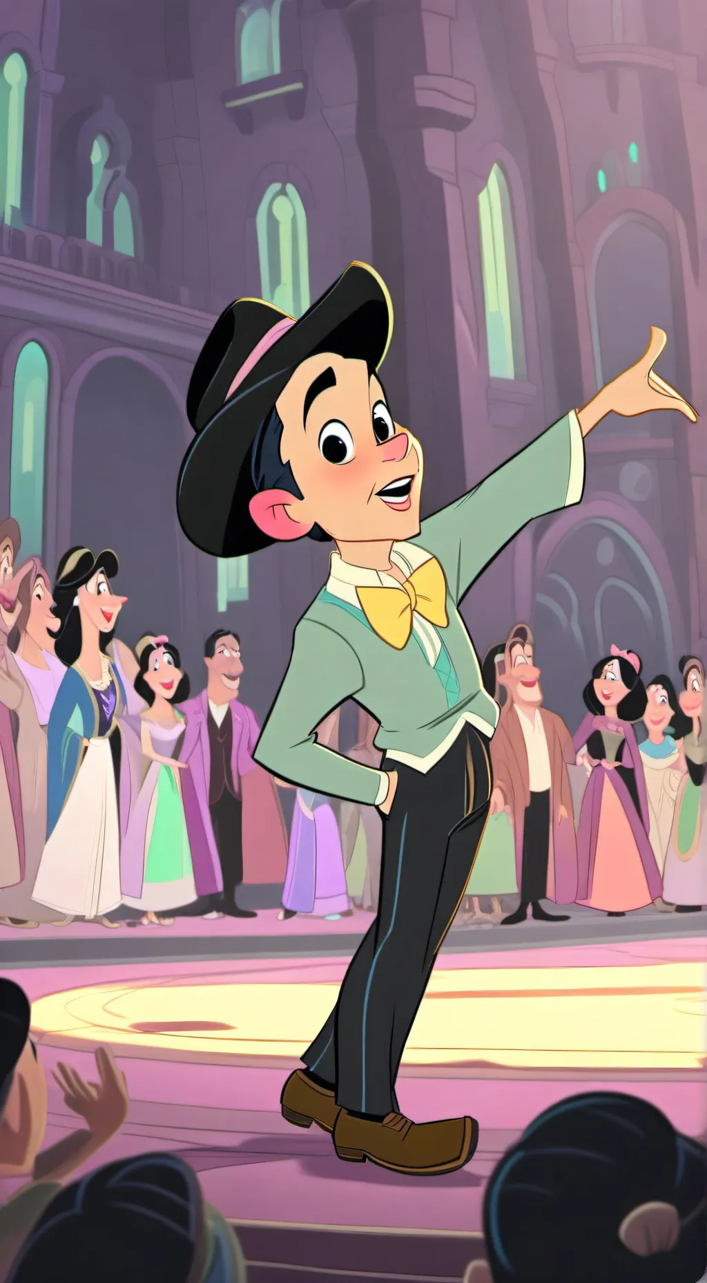 ai character: Are you sure?  background