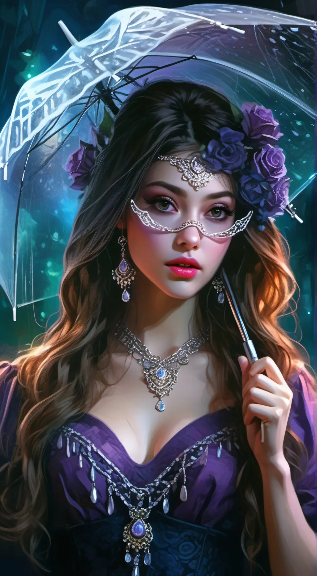 ai character: Silvia background