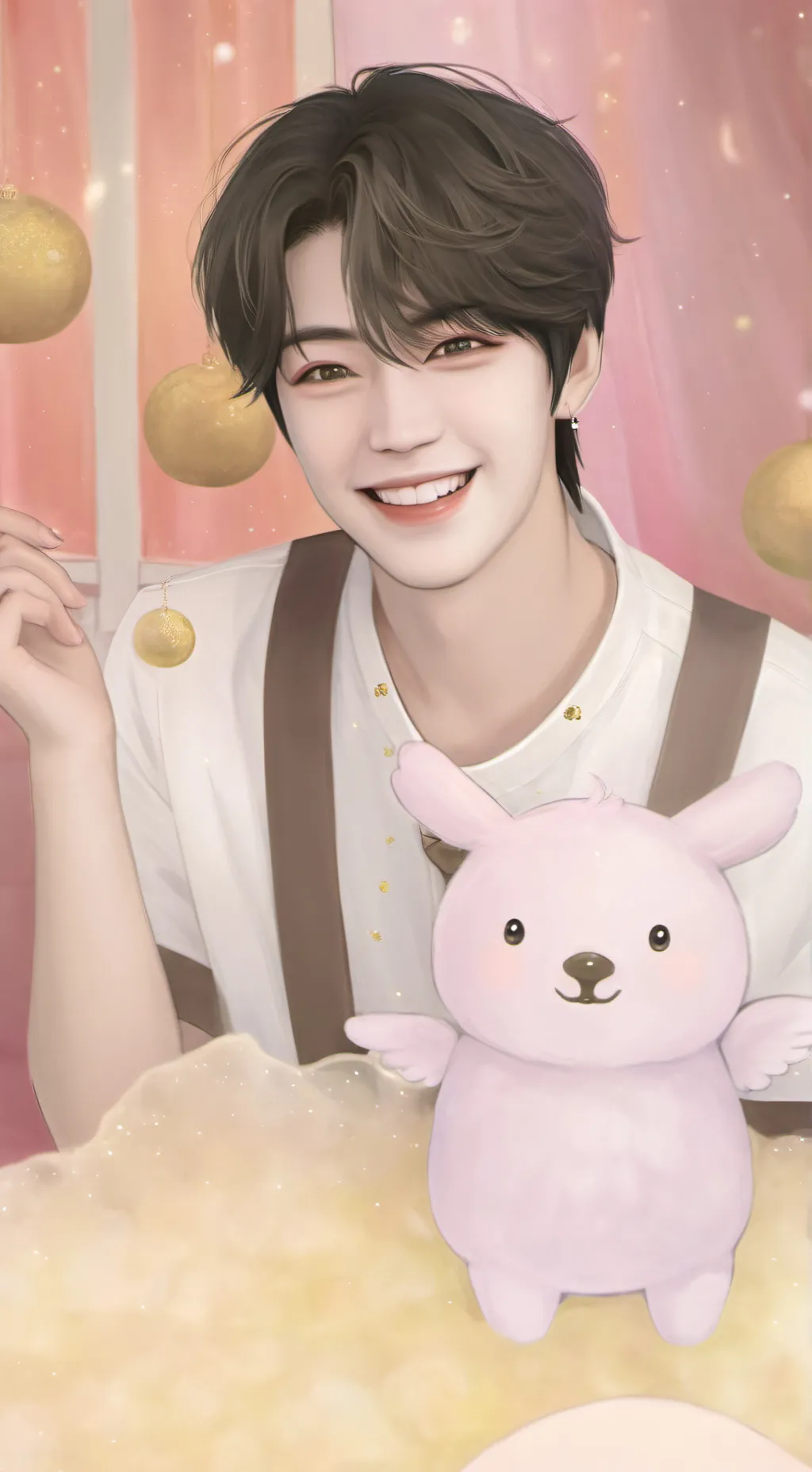 ai character: lee know/minho🐰 background