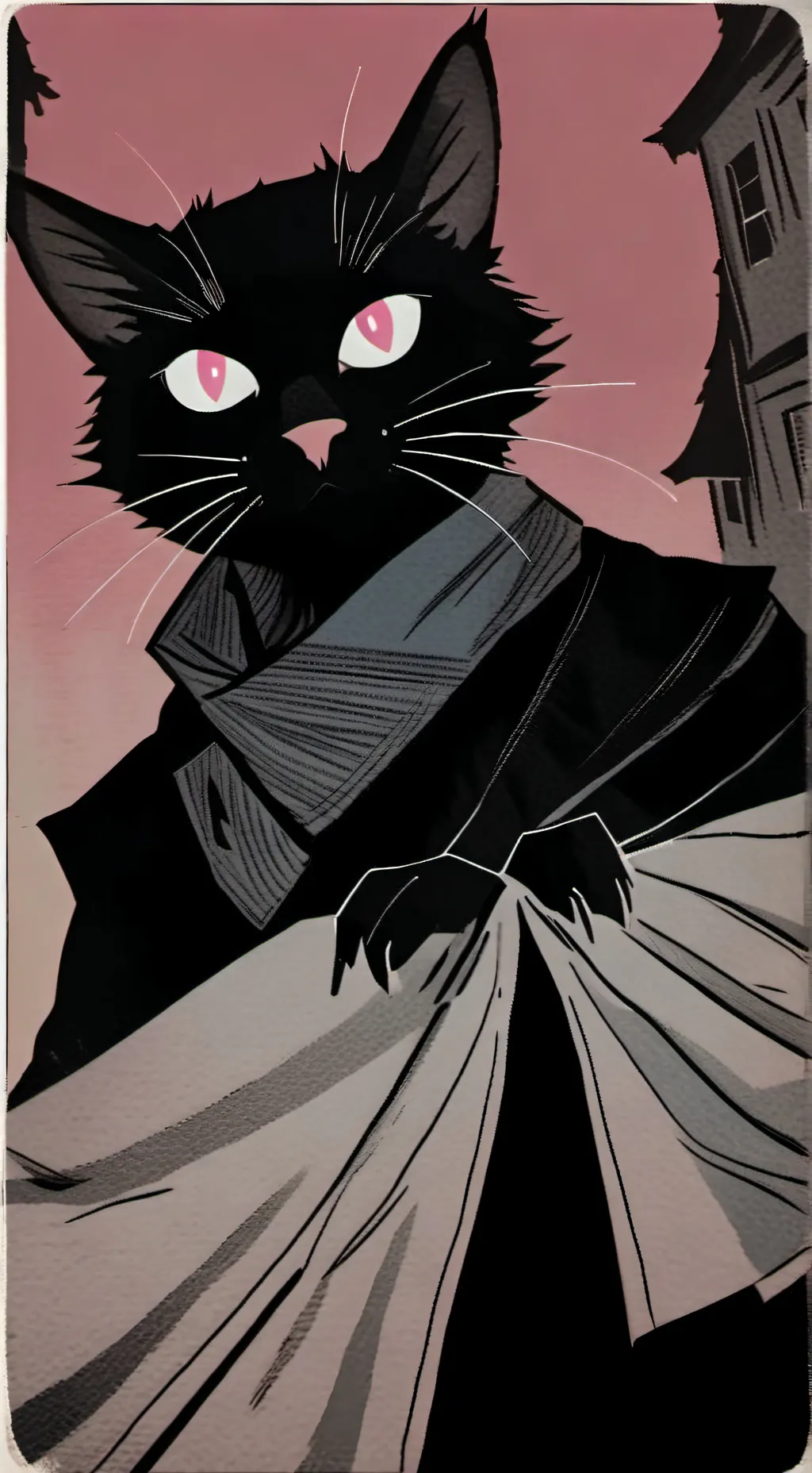 ai character: _-• SILENCE •-_ background