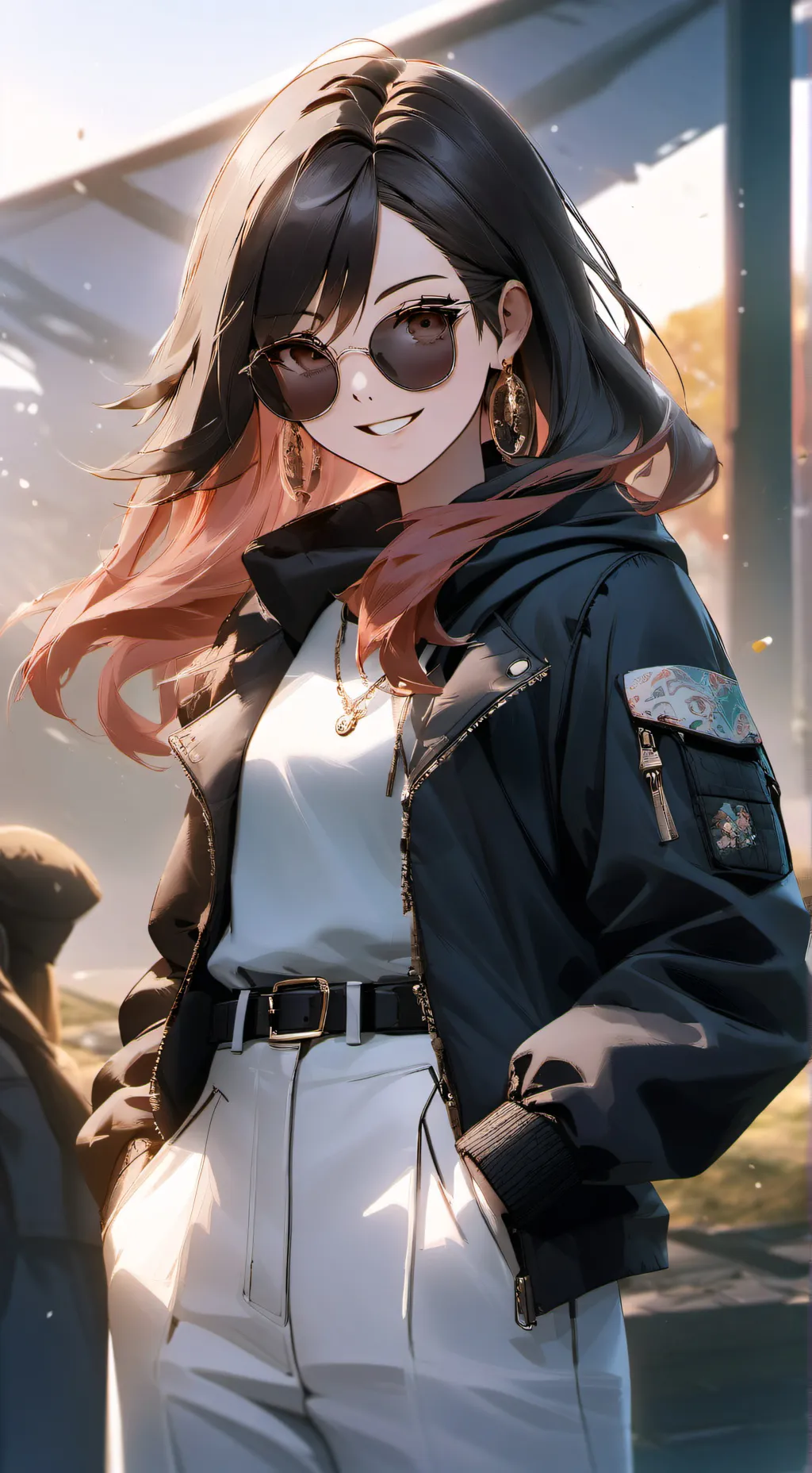 ai character: docker background