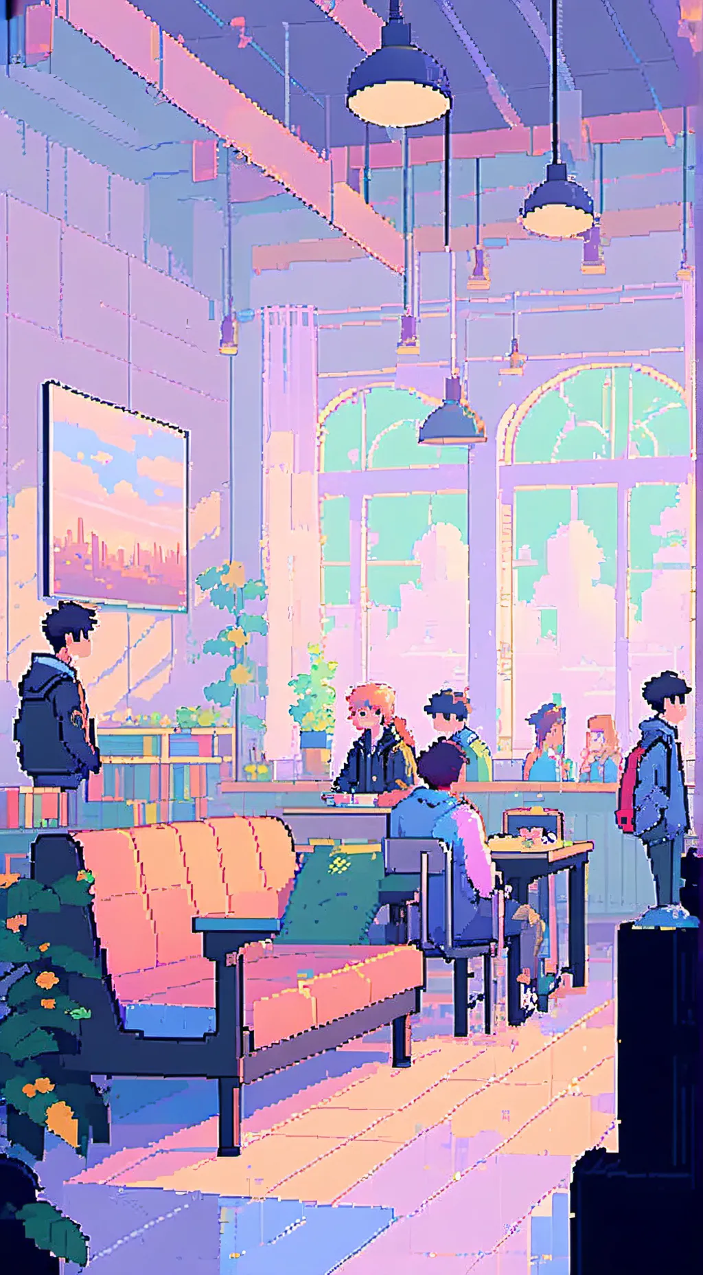 ai character: MHA Dorm Rooms background