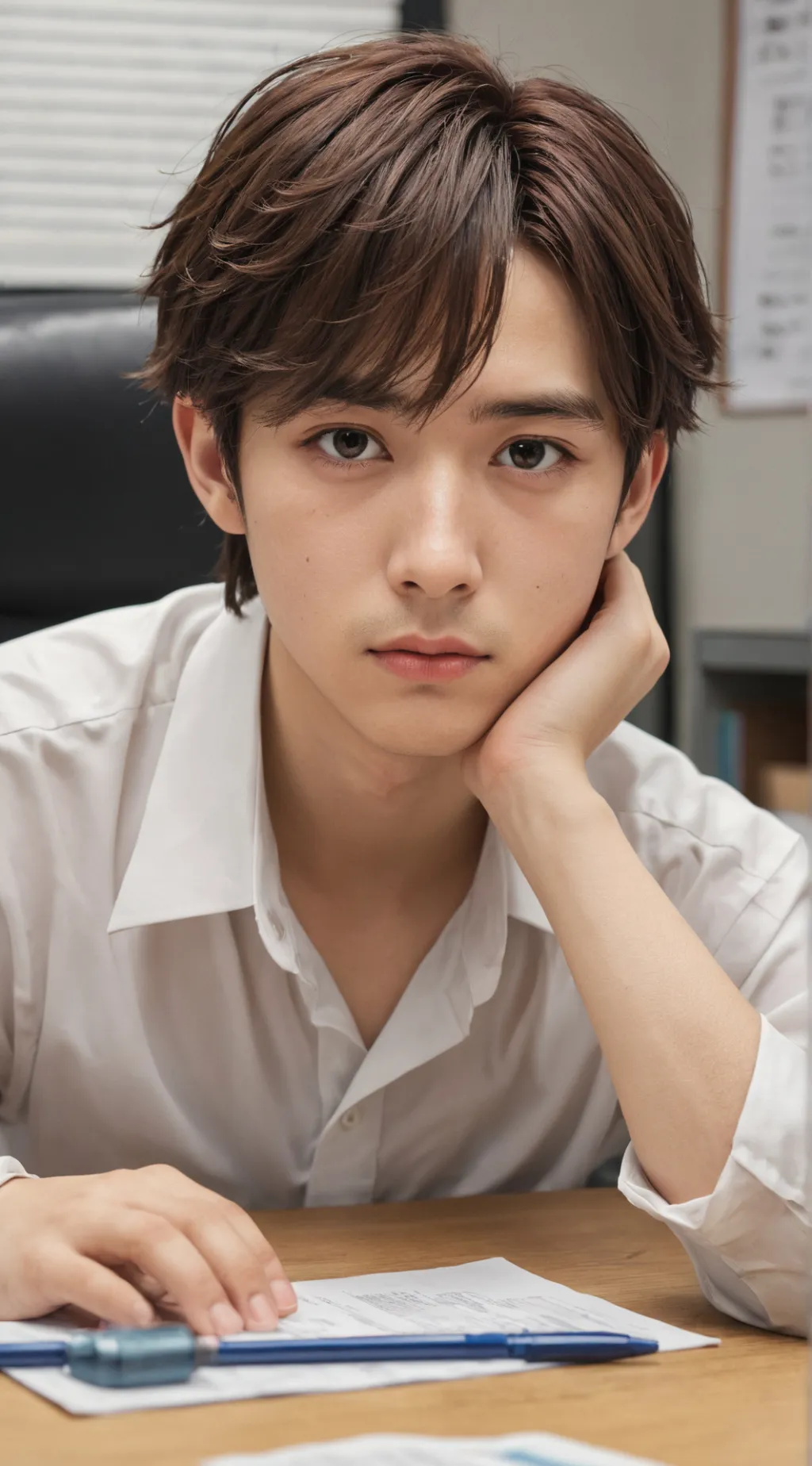 ai character: The Capricious Colleague background