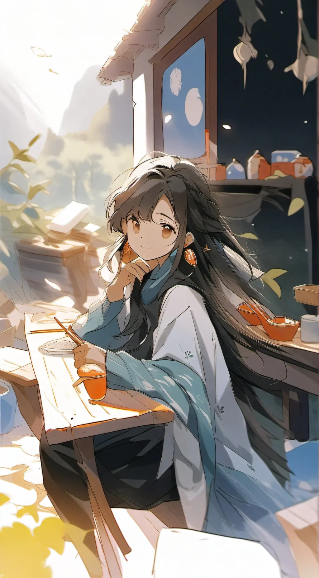 ai character: Skye 12114 background