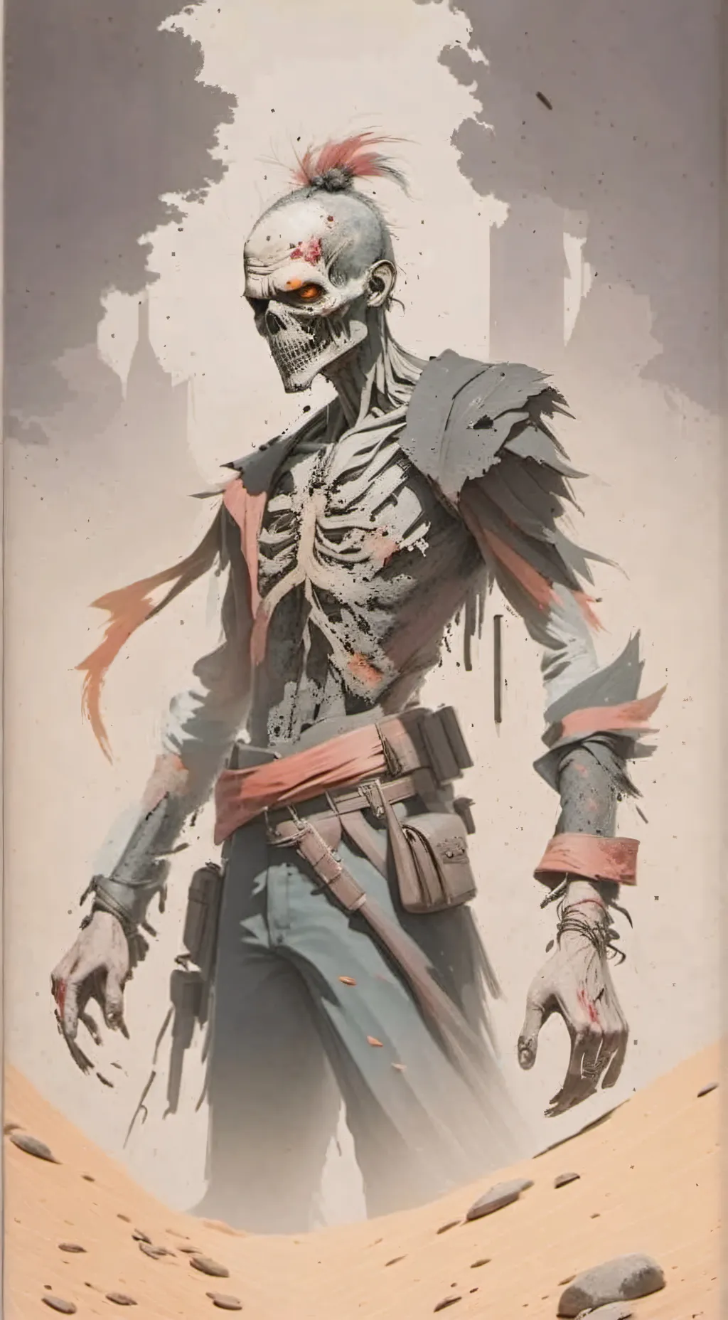 ai character: stud background