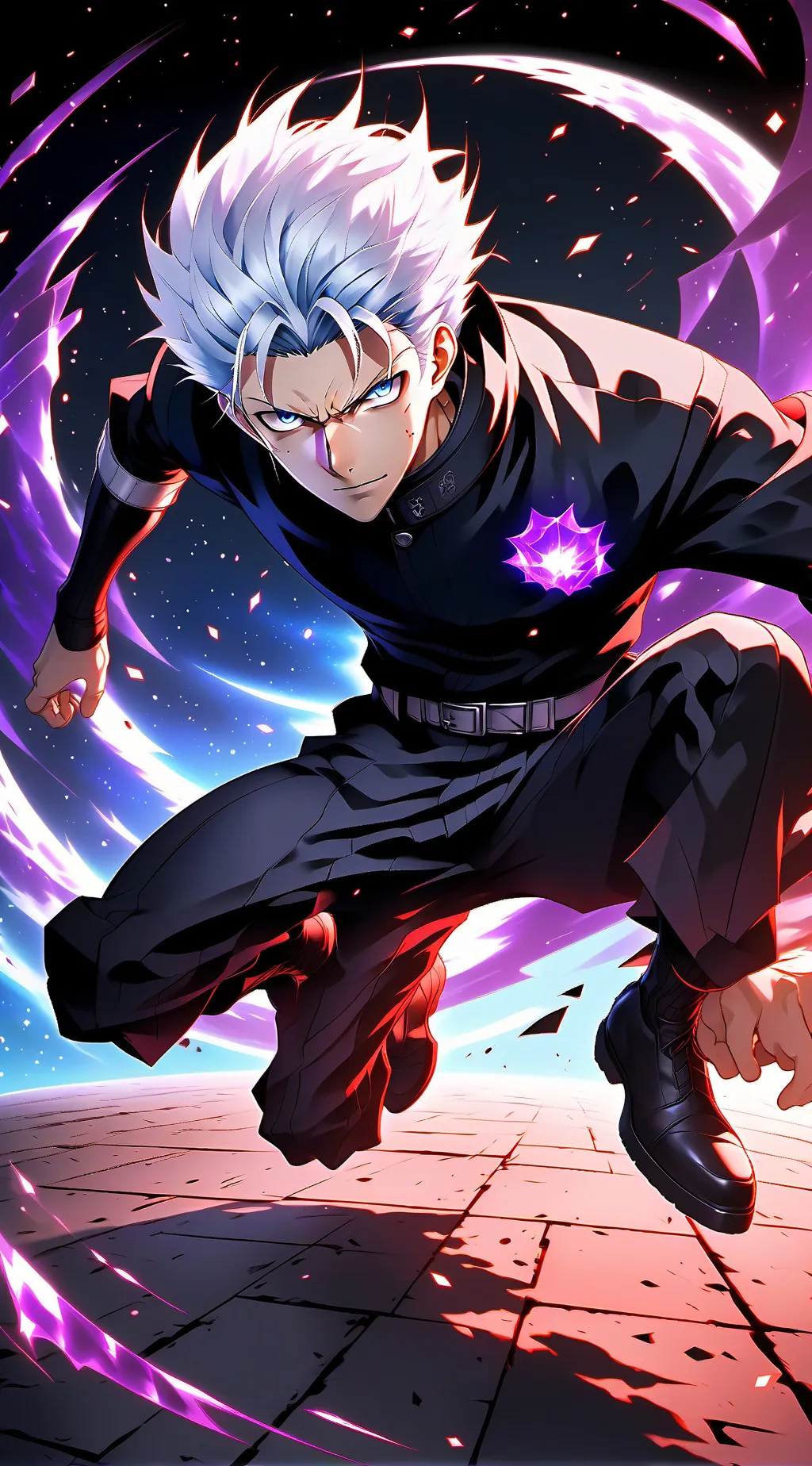 ai character: Gojo Satoru background