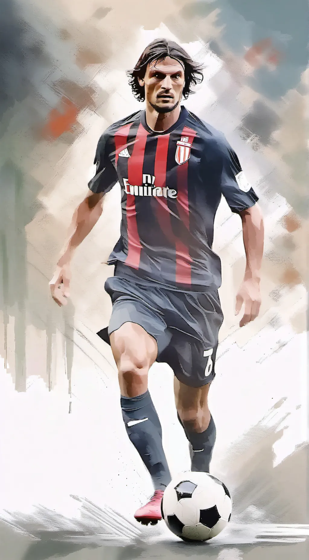 ai character: Паоло Мальдини  background