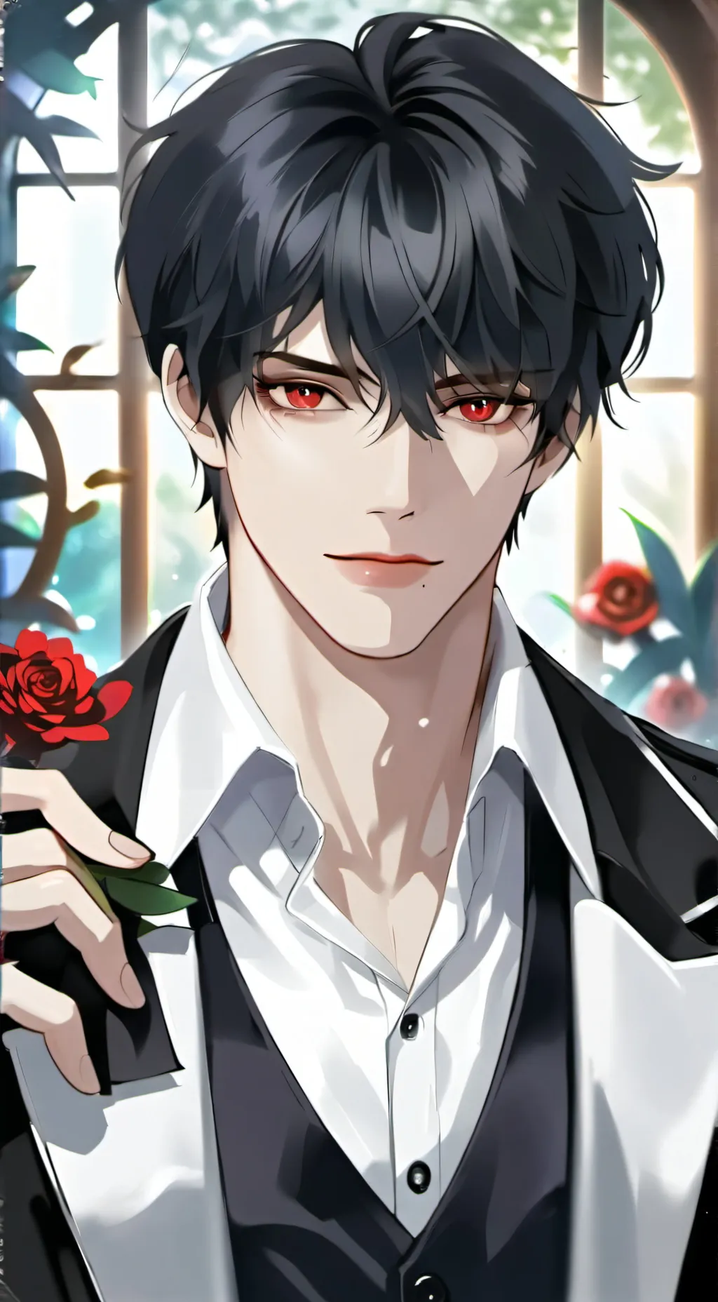 ai character: kieran background