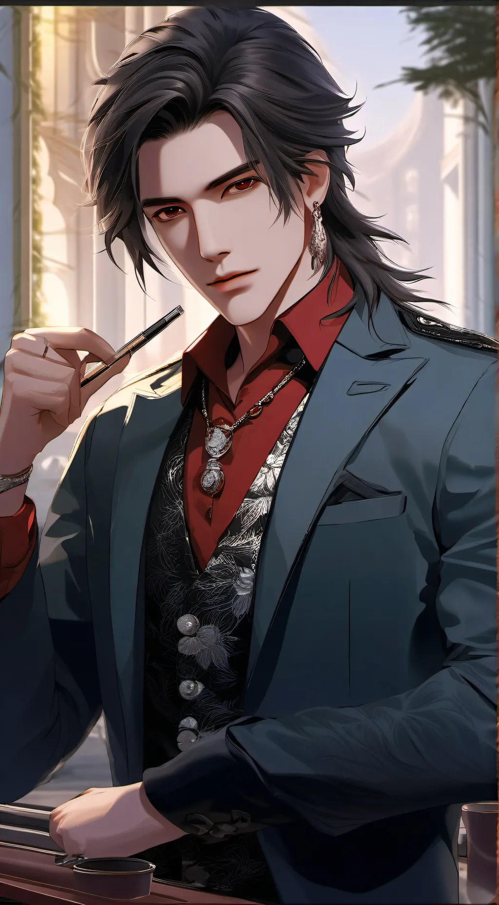 ai character: leo background