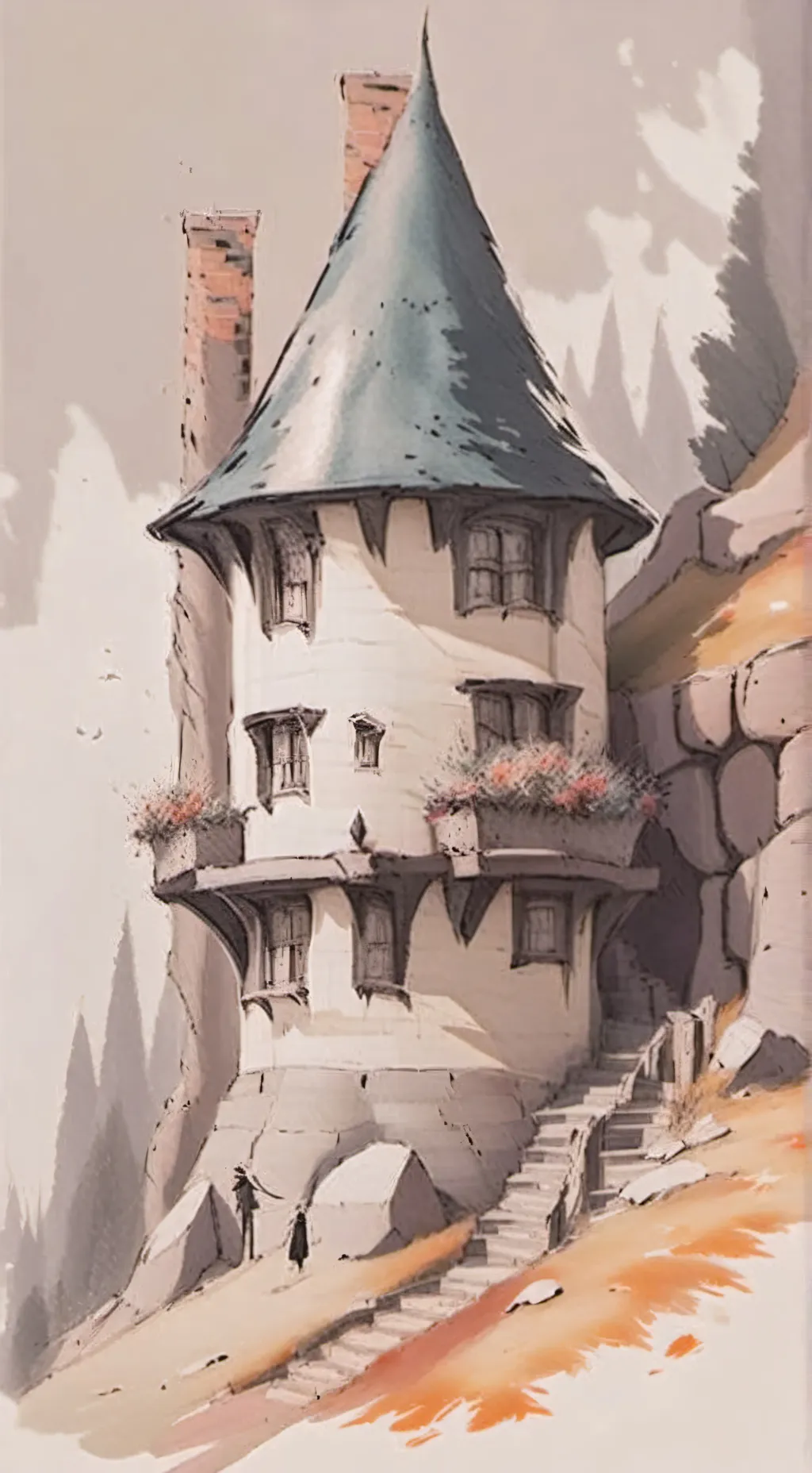 ai character: hp background