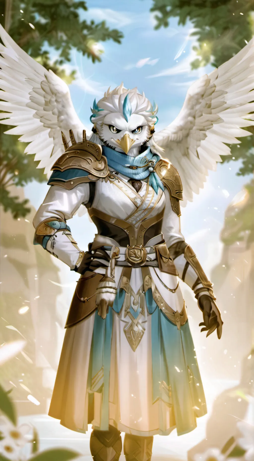 ai character: Eris the Eagle  background