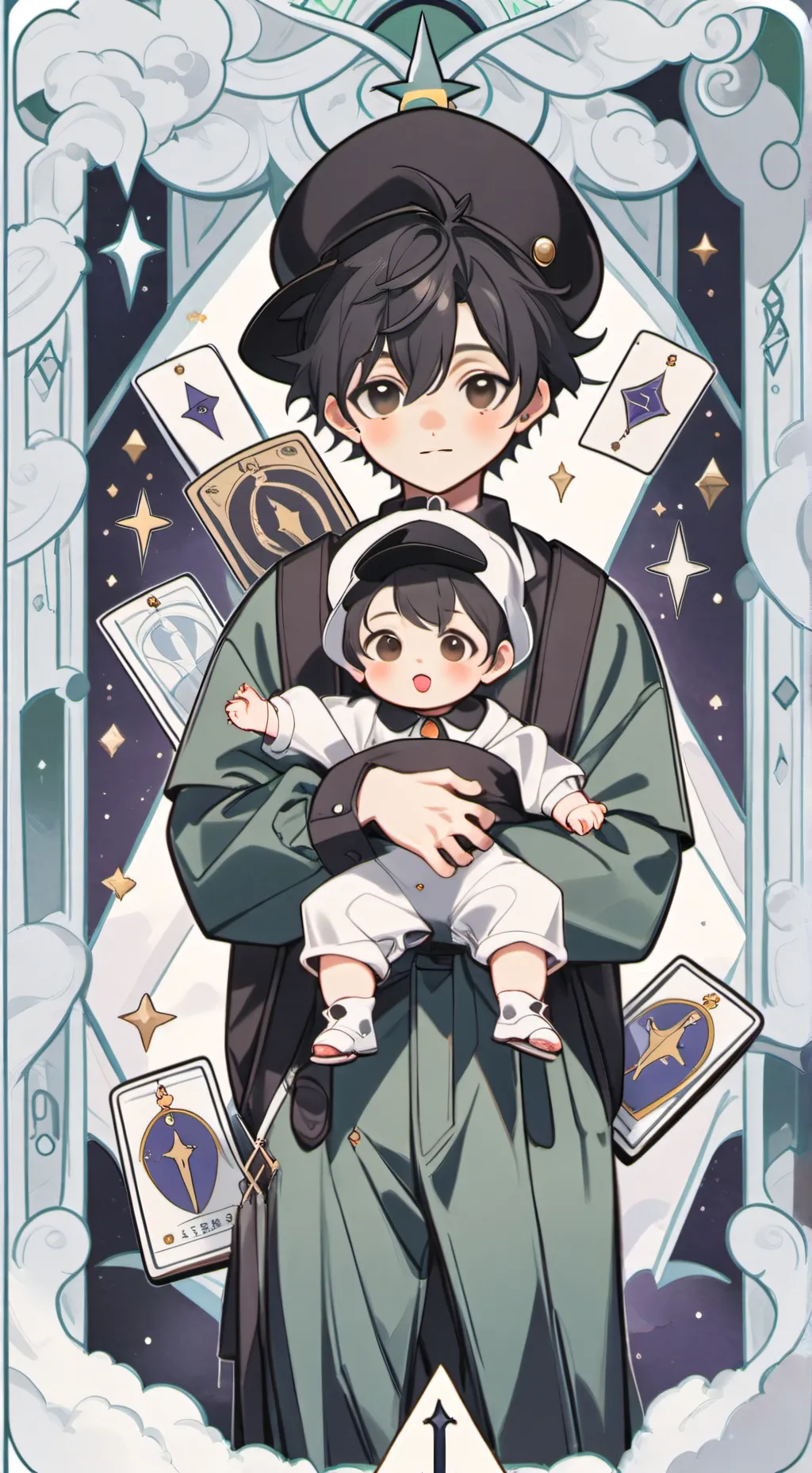 ai character: You fav babysitter background