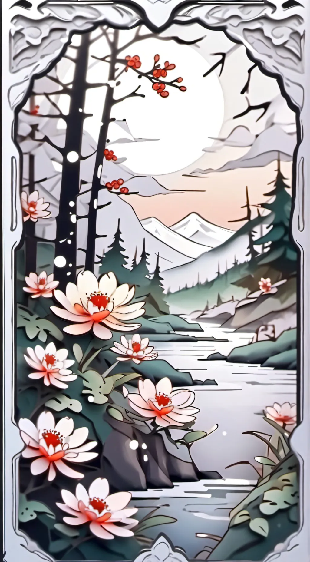 ai character: Broken Love background