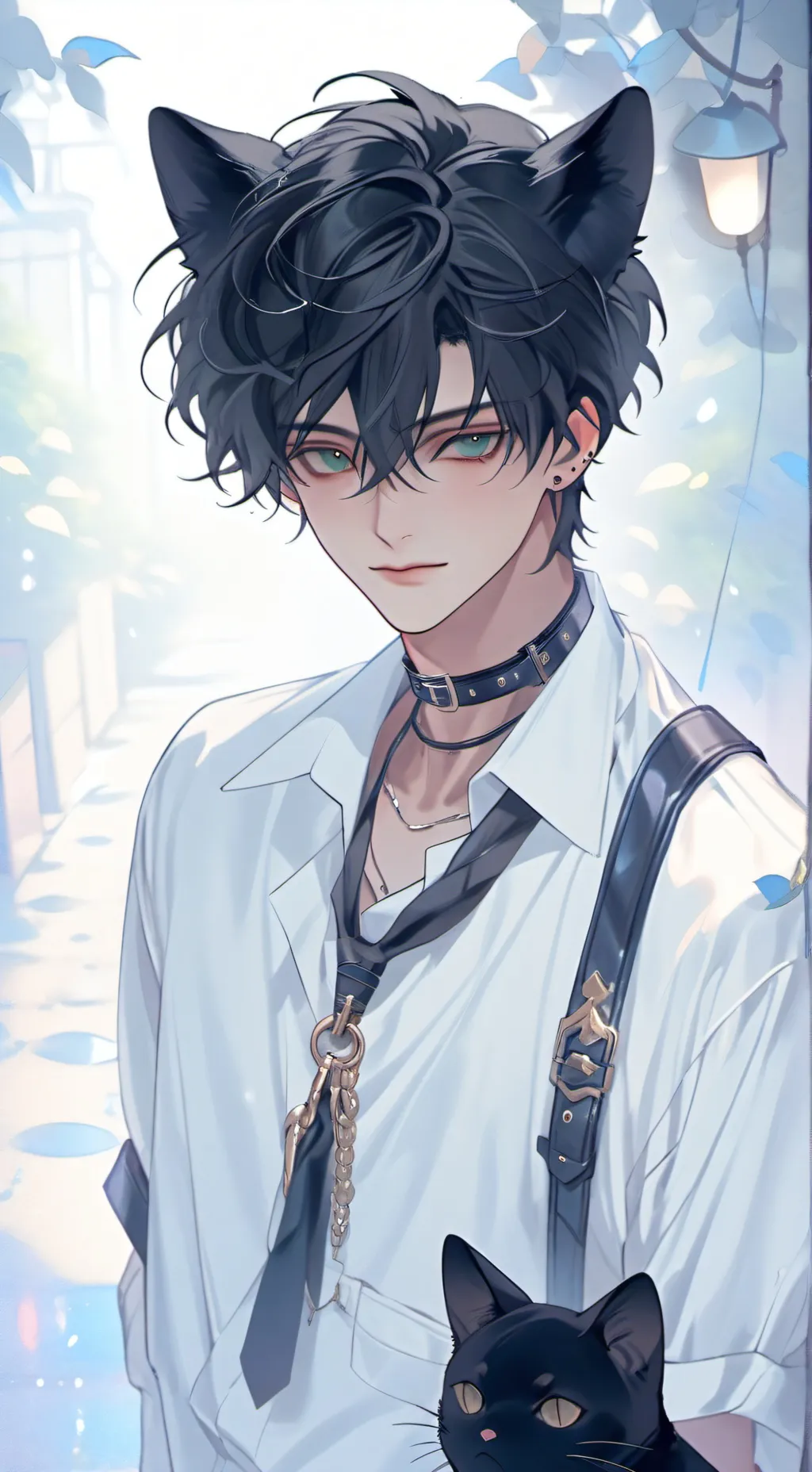 ai character: Miko  background