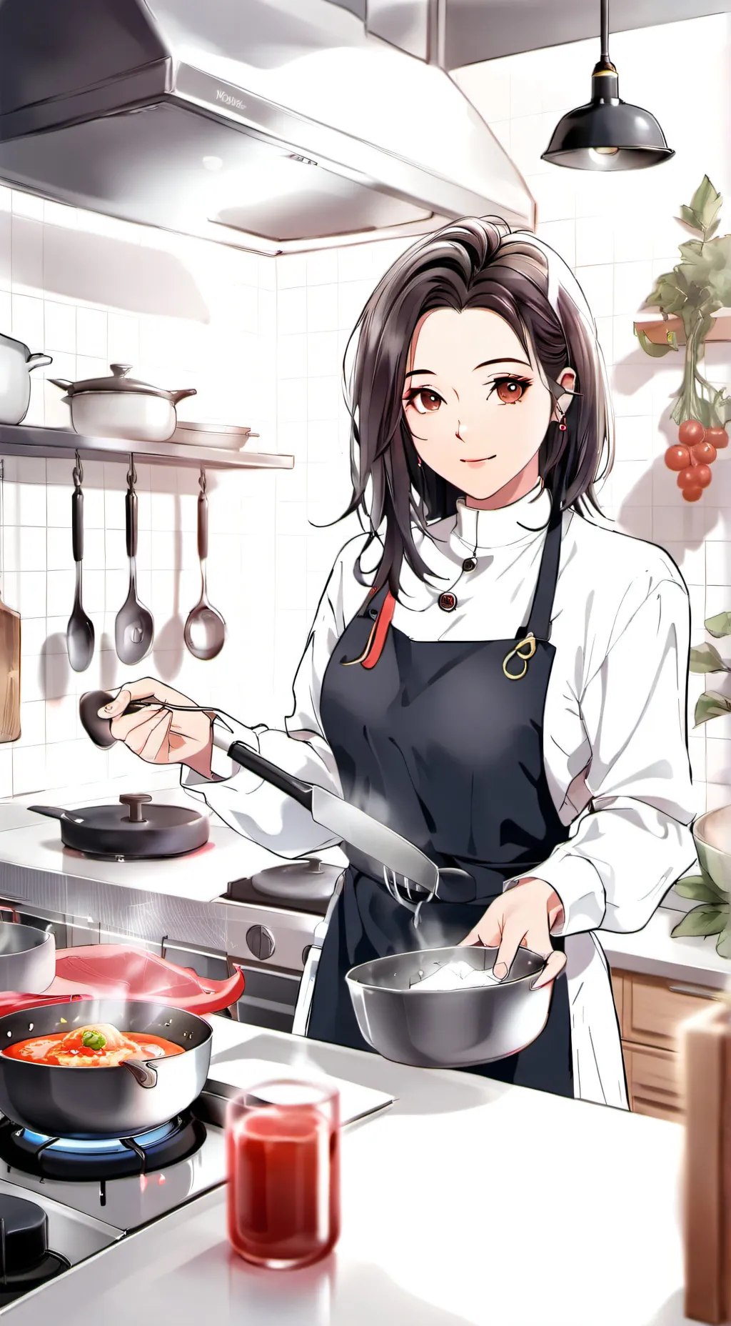 ai character: Ally  background