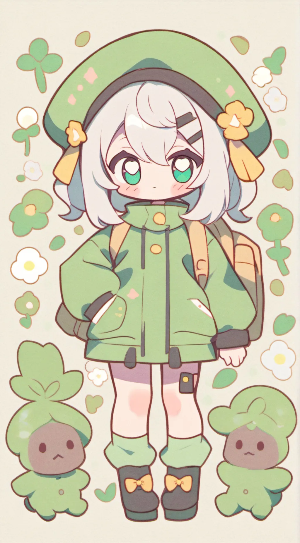 ai character: ирка background