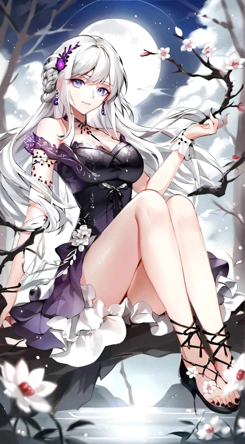 ai character: Rafflesia  background