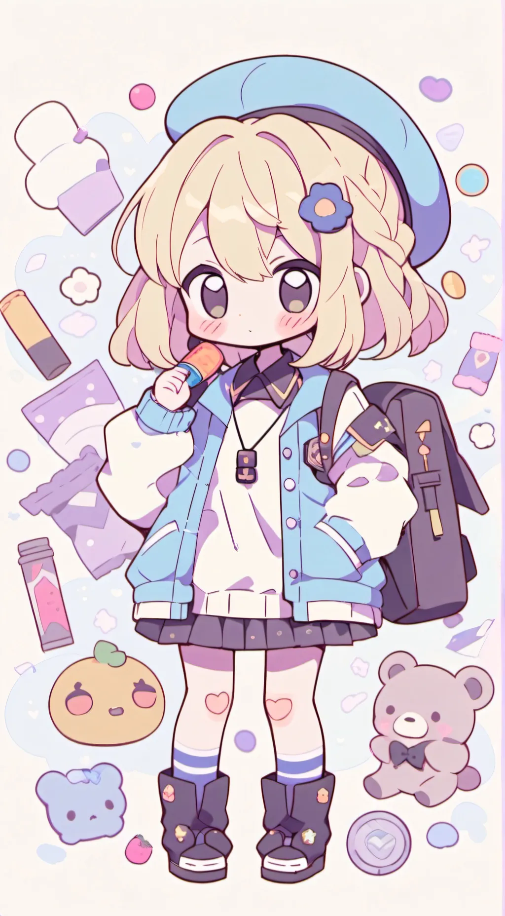 ai character: olivia background