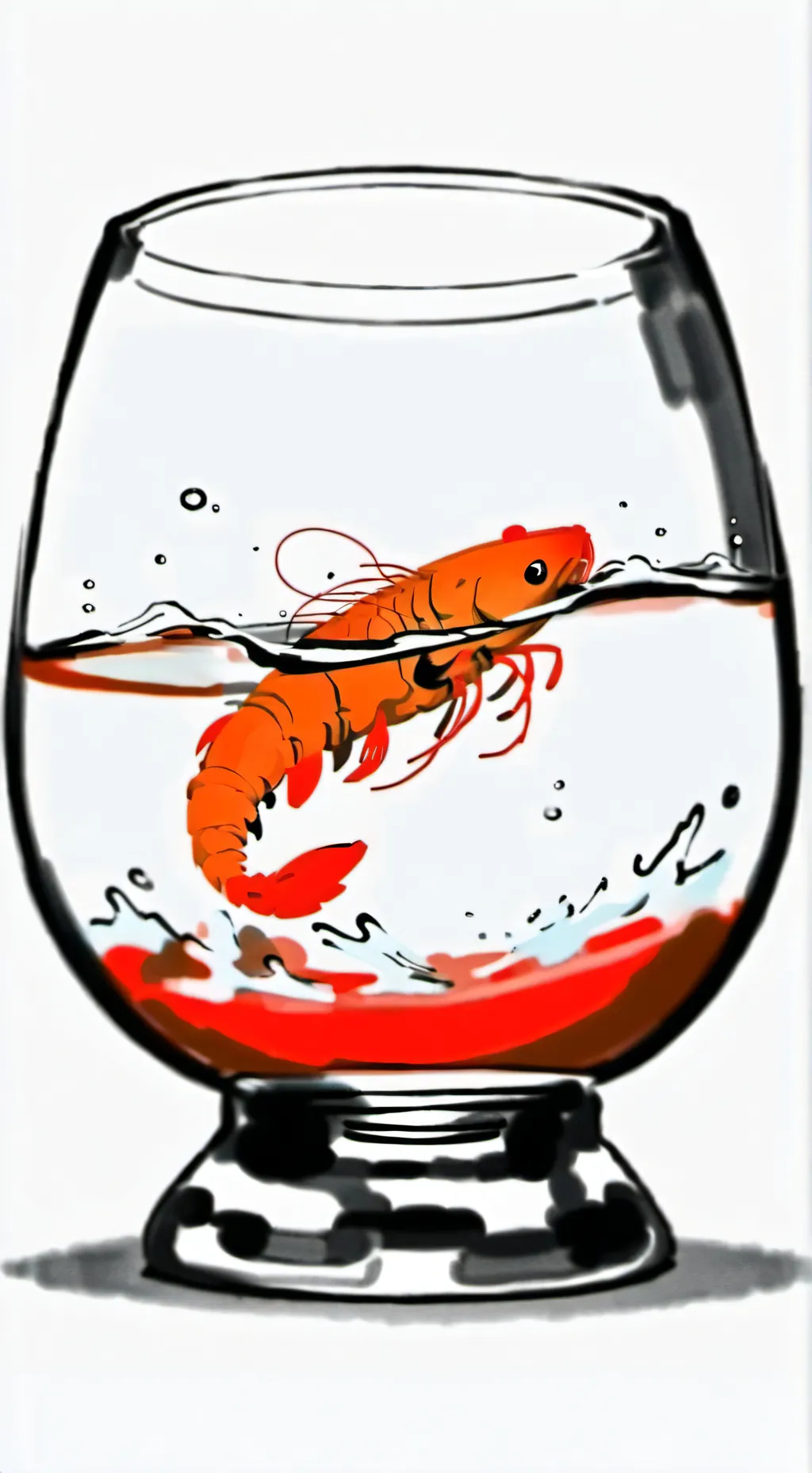 ai character: shrimp and fein background