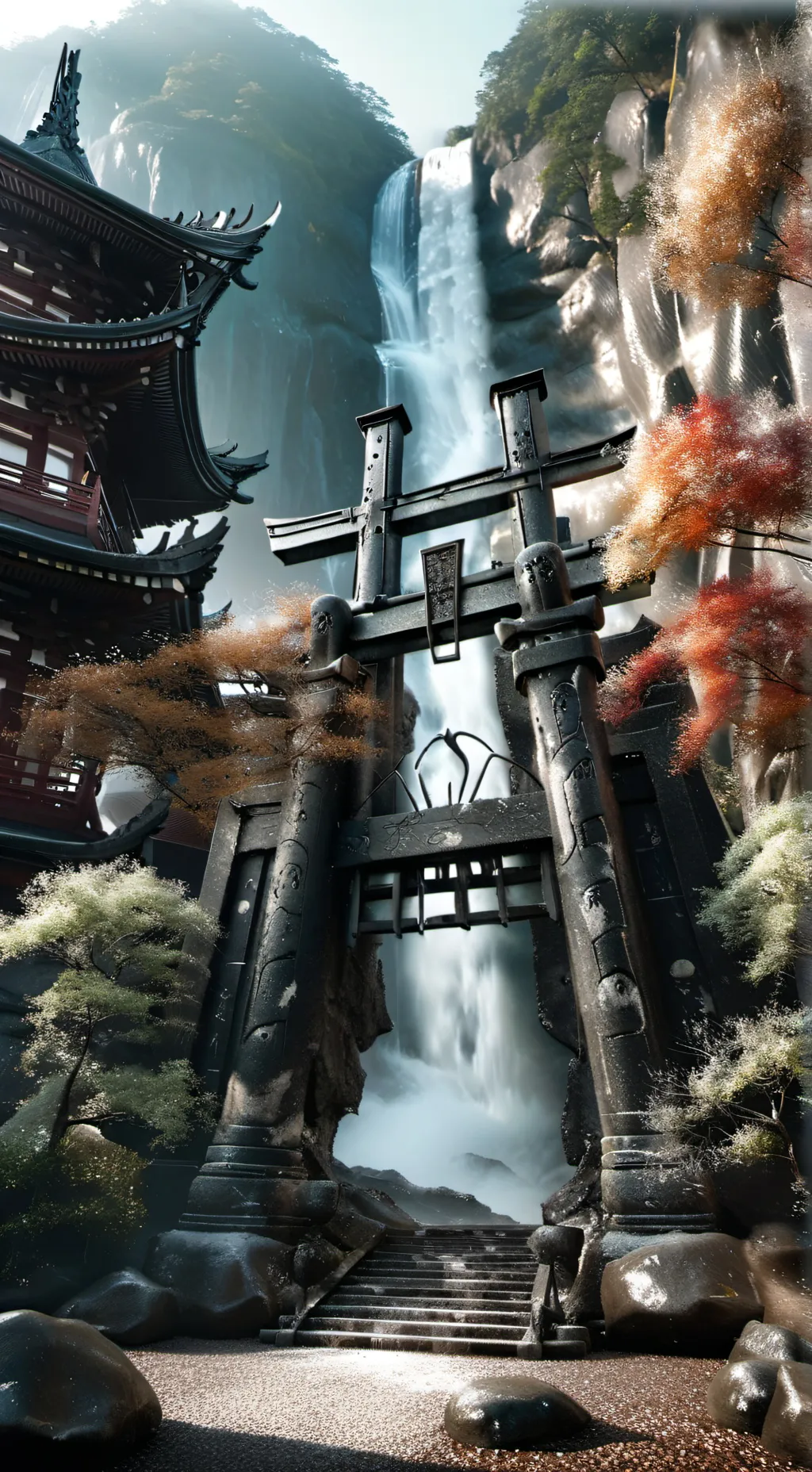 ai character: Naoe et yuzuke  background