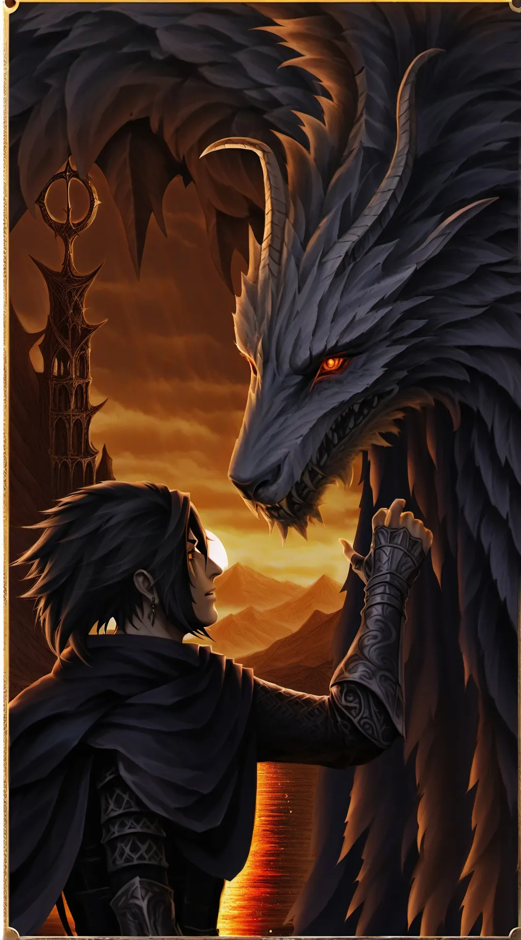 ai character: your alon on earth background