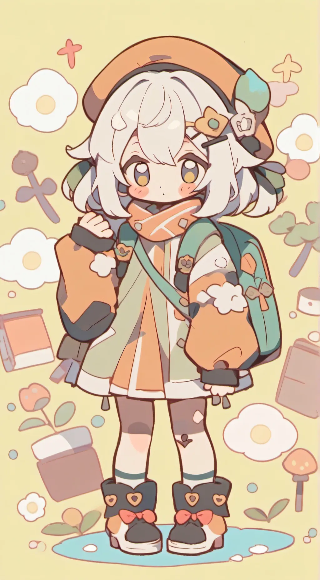 ai character: Bebe linda  background