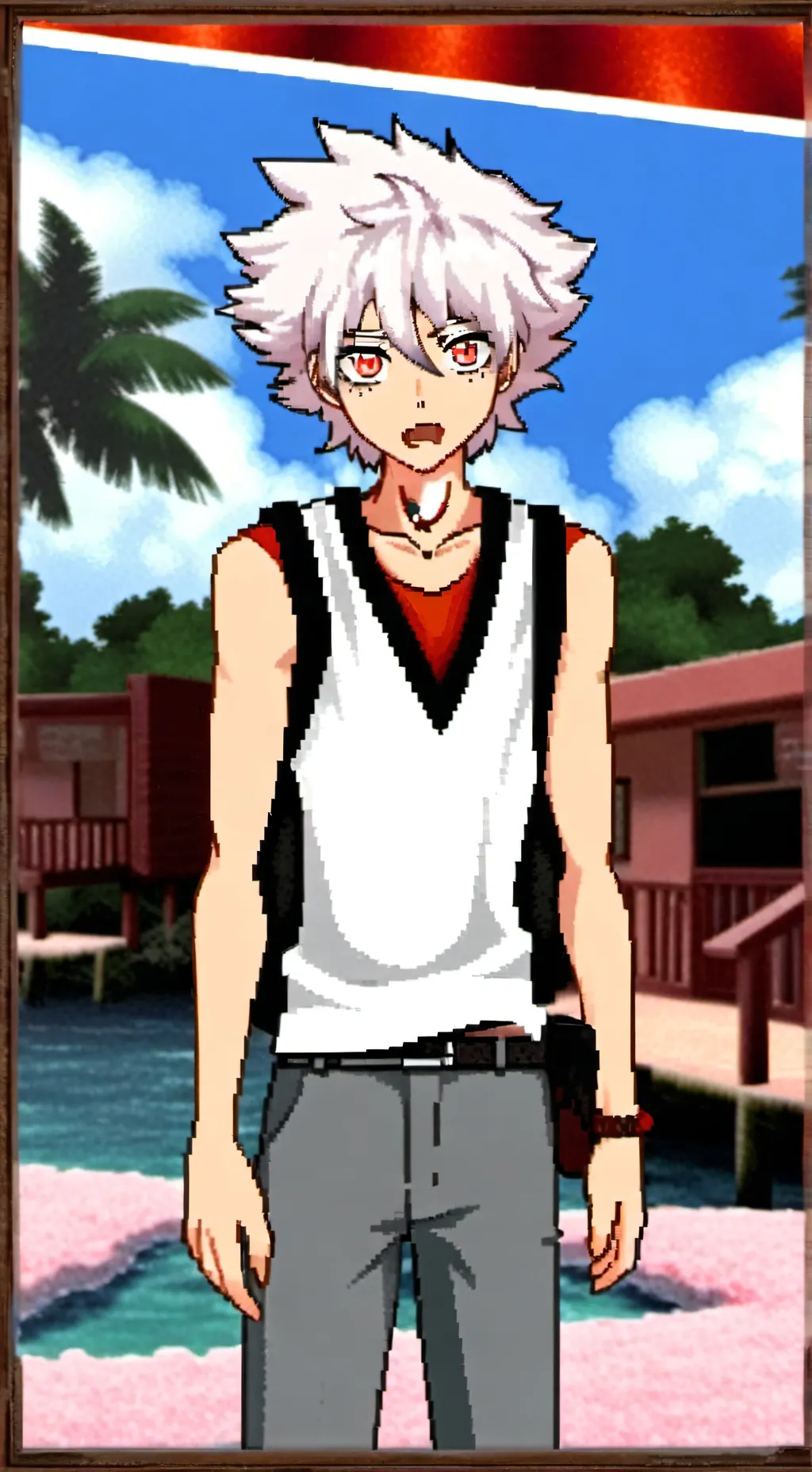 ai character: Nagito  background