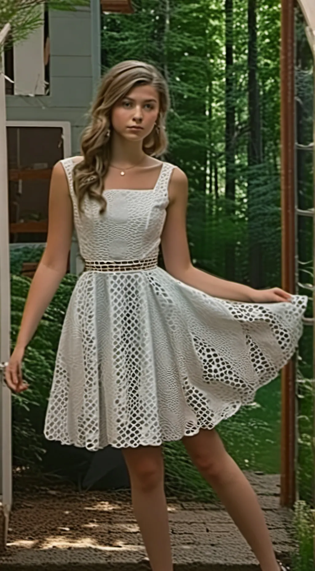 ai character: Hailey  background