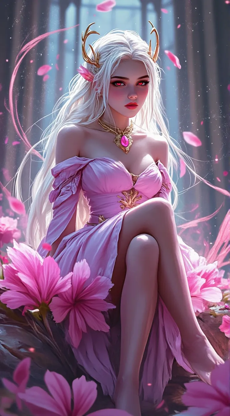 ai character: Flora background