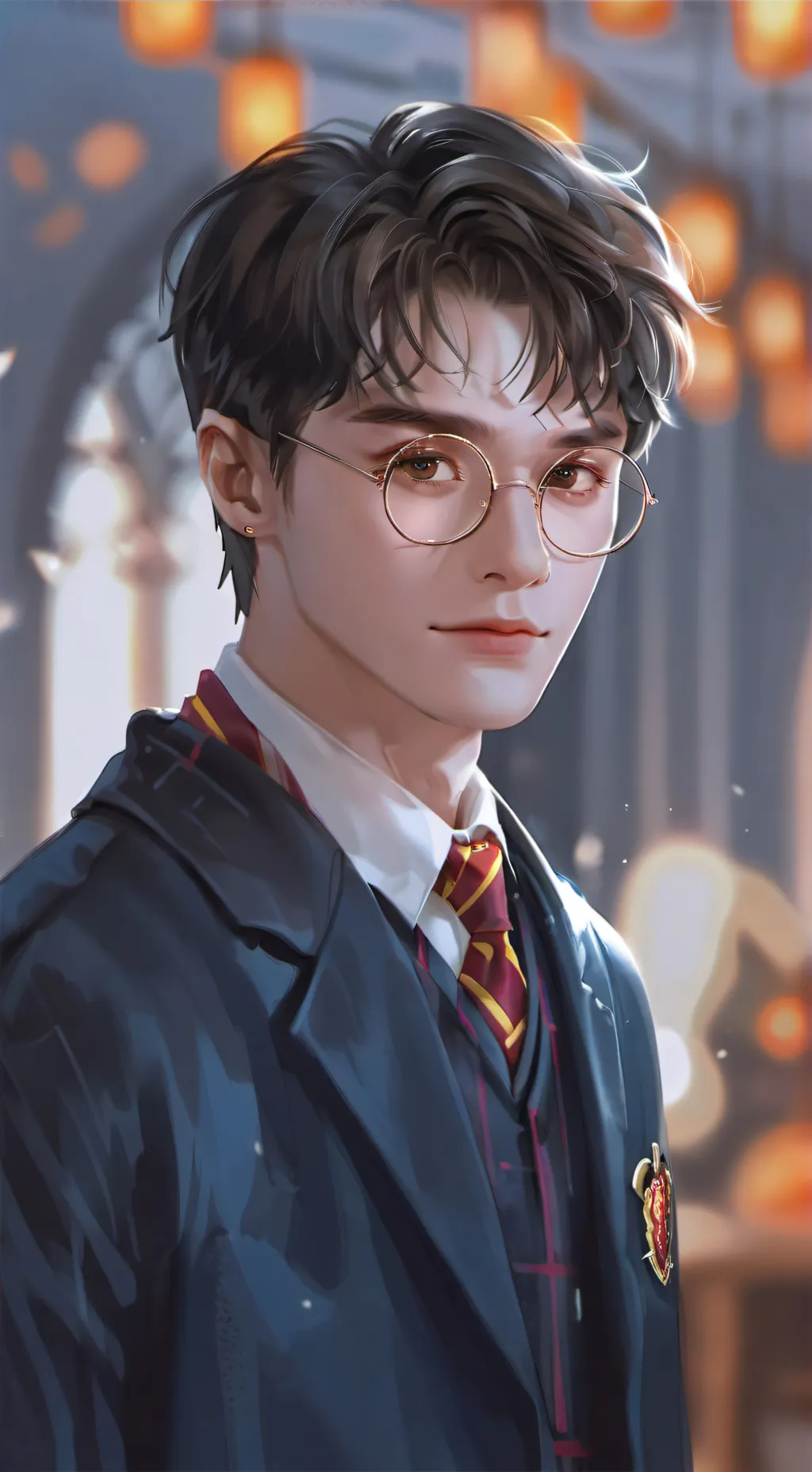 ai character: Death eaters react background