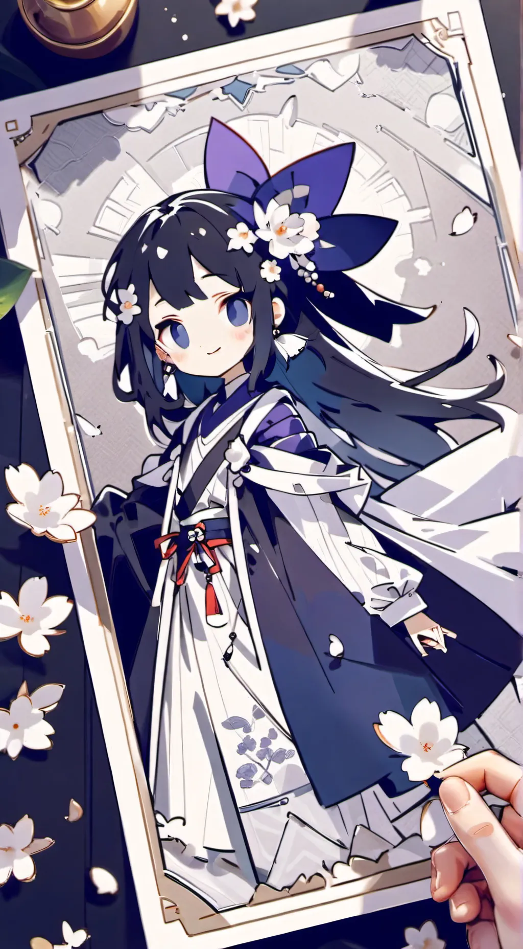 ai character: H.V  background