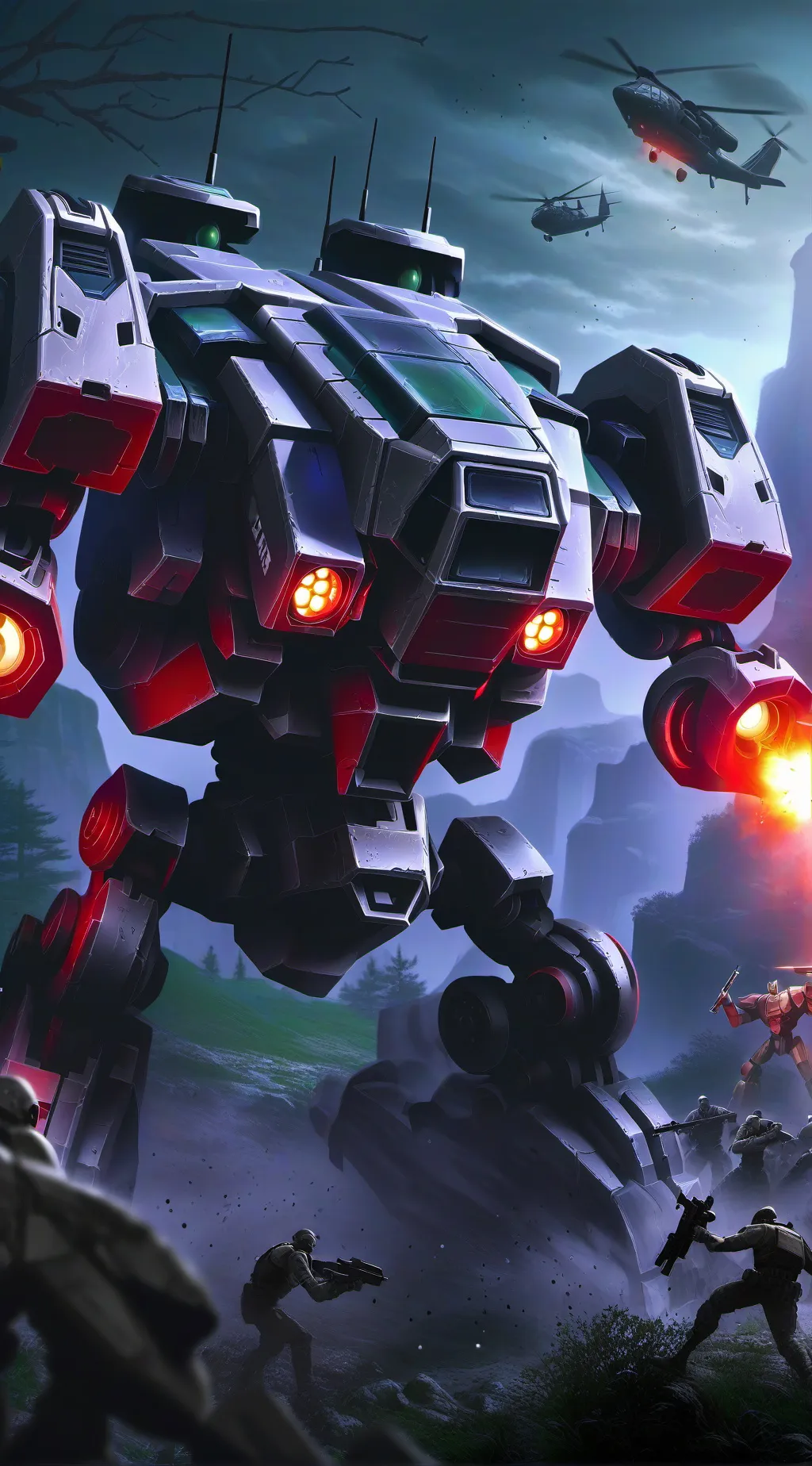 ai character: guerra universal background