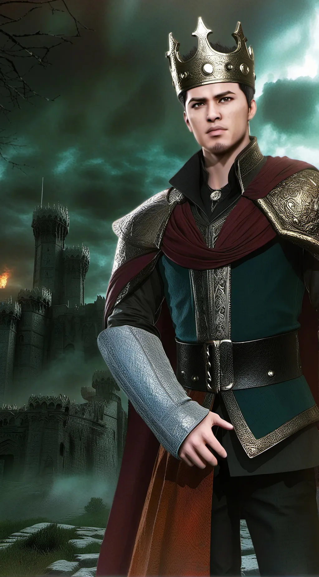 ai character: SUha MilcK SUhail background