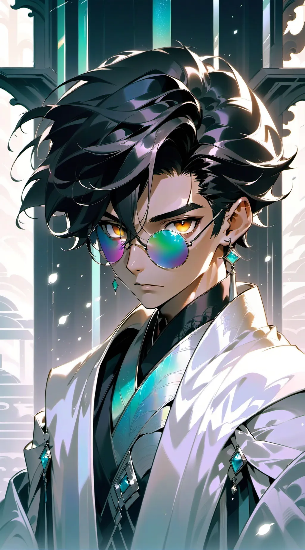 ai character: sol luna ecpilse  background