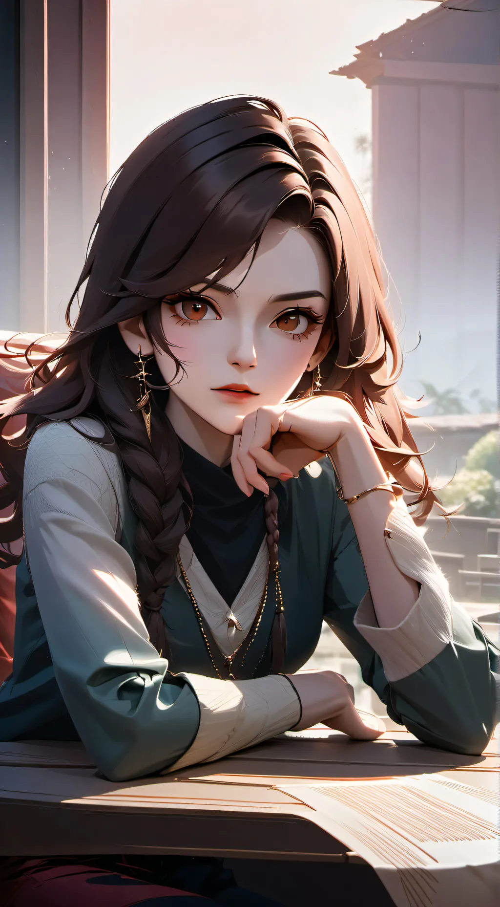 ai character: Anna  background