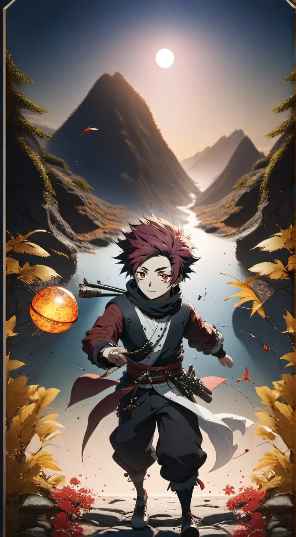 ai character: BLUE LOCK  background