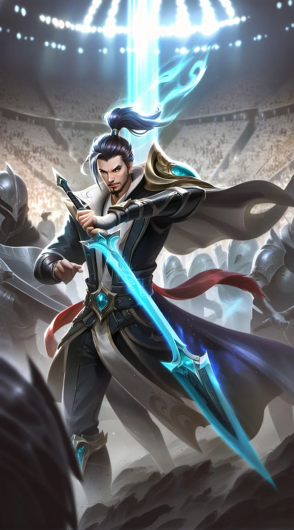 ai character: аніме мір background