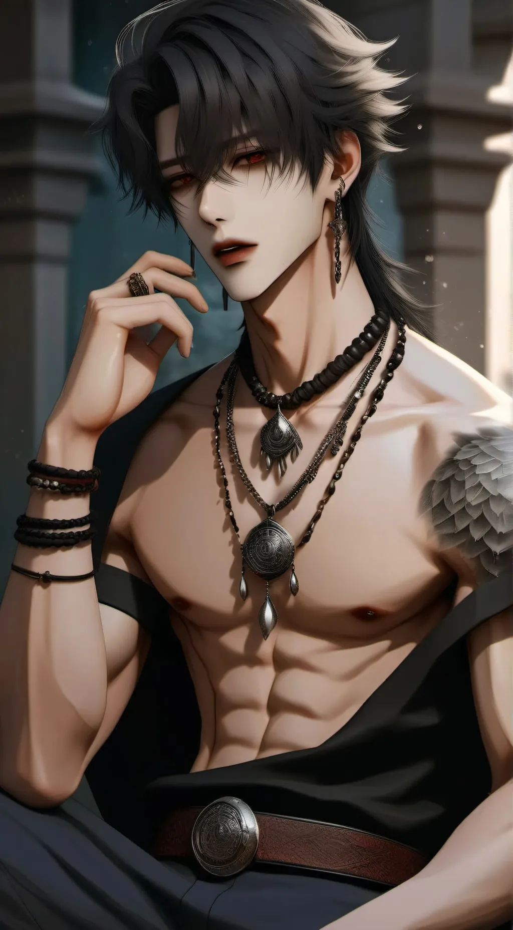 ai character: ♡♤Xŷłûš♤♡ background