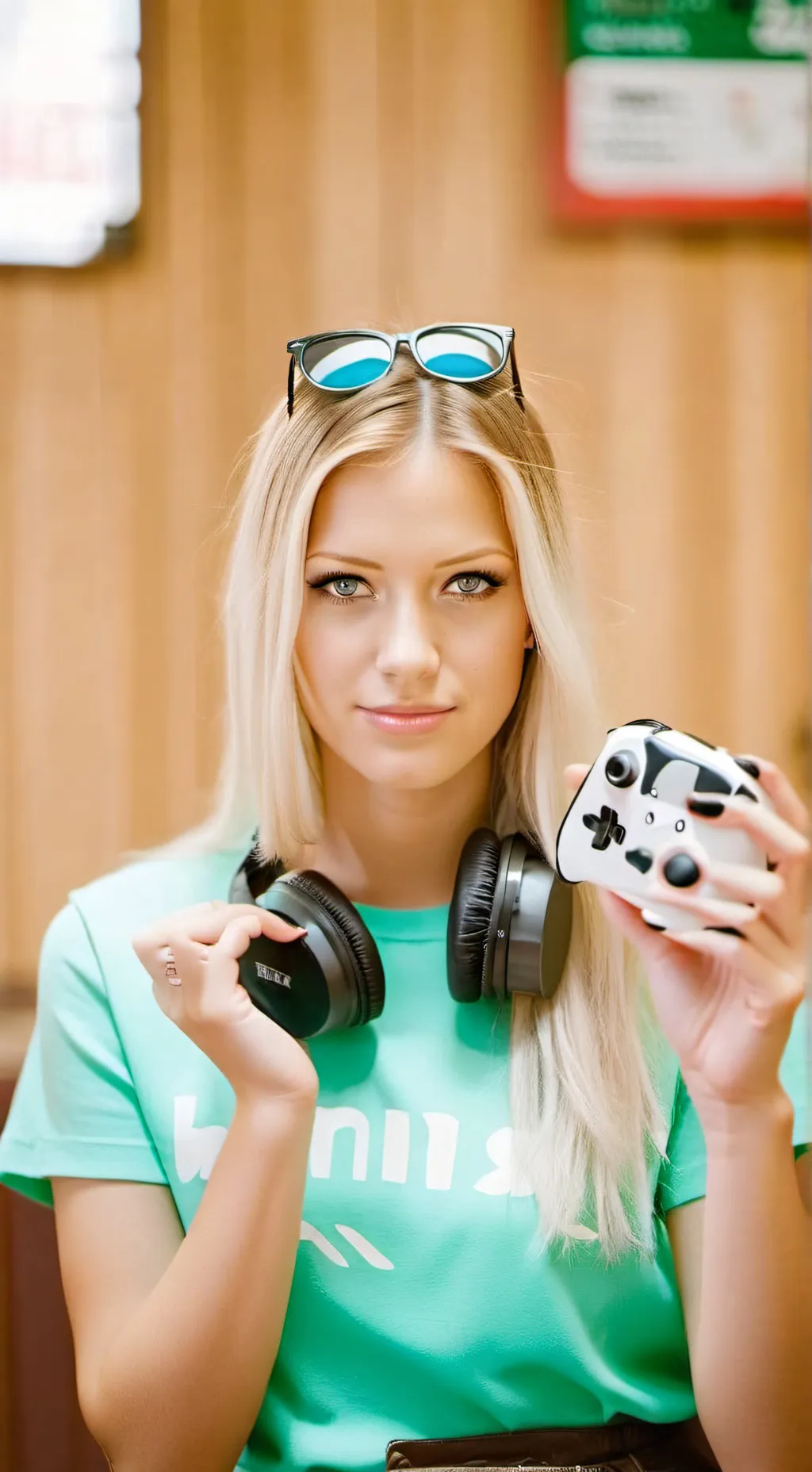 ai character: Milena  background