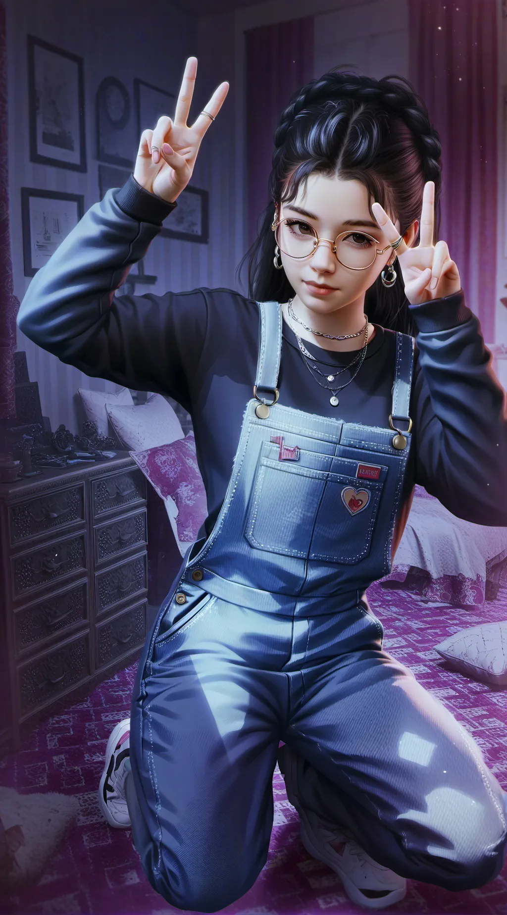 ai character: Daniela  xd  background